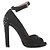 Alaïa Sapatilha peep toe com tachas Swarovski de camurça preta Alaia