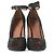 Alaïa Sapatilha peep toe com tachas Swarovski de camurça preta Alaia - vista 3