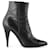 Saint Laurent Black Leather Ankle Boots  ref.789913