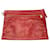 Wonderful Balenciaga Large City Clip pouch Red Silver hardware Leather Metal  ref.790152