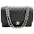 Chanel Double Flap Cuir Noir  ref.790172