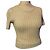LOLITA LEMPICKA PULLOVER TRENDIGES LEINEN LUREX T 34/38 Beige