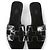 Hermès Hermes Schwarzes Lackleder Oran Flat Slides - vista 6