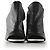 Balenciaga Sandali con zeppa in pelle nera e bianca - vista 3