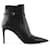Prada Black Leather Ankle Strap Boots  ref.790923