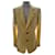 Yves Saint Laurent Jaqueta balzer de linho em cachemire Sartorial Amarelo Casimira  ref.791184