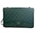 Timeless Intramontabile borsa Chanel verde classica Pelle  ref.791213