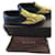 Gucci sapatos masculinos de couro Python Preto Amarelo Píton  ref.791337