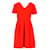 Claudie Pierlot robe Red Polyester  ref.791367