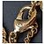 Chanel CC A19S logo perla classica GHW set collana orecchini smaltati rosa D'oro - vista 12