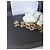 Chanel CC A19S logo perla classica GHW set collana orecchini smaltati rosa D'oro - vista 4