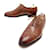 Autre Marque CROCKETT E JONES CONNAUGHT SCARPE RICHELIEU 10E 44 scarpe in pelle marrone  ref.791545