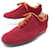 Hermès HERMES SHOES SNEAKERS QUICK H 40 RED SUEDE SNEAKERS SHOES  ref.791557