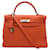 Hermès Togo Kelly II 32 Orange Leder Kalbähnliches Kalb  ref.791857