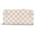 Louis Vuitton Carteira Organizadora Zippy Damier Azur Branco Lona  ref.791883