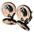 Chanel Earrings Pink Plastic  ref.792129