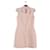 Christian Dior Rose Wool Sleeveless Mini Dress Pink Cotton  ref.792746