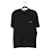 T-shirt a maniche corte con logo in metallo in cotone nero Dolce & Gabbana  ref.792831