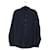 Chemise Gucci en coton bleu marine avec logo brodé  ref.792841