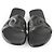 Hermès Hermes Black Rubber Aloha Sandals With "Chain D'Ancre" Motif - view 7