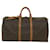 Louis Vuitton Keepall 55 Brown Cloth  ref.793116