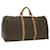 Louis Vuitton Keepall 50 Marrom Lona  ref.793131