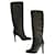 Chanel Boots Black Leather  ref.793403