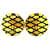 Chanel COCO Mark Amarelo Plástico  ref.793524