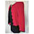 YVES SAINT LAURENT RIVE GAUCHE SAMT-COUTURE-JACKE MIT RELIEF-KNÖPFEN T 44 Rot  - Ansicht 7