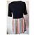 REGINA RUBENS FALDA RAMIE BAYADERE T 36/38 - vista 7
