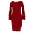 Sandro robe Dark red Wool  ref.793693