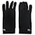Handschuhe BURBERRY Schwarz Wolle