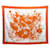 Hermès Hermes Orange Baumwolle  ref.794098