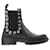 Tread Slick Ankle Boots - Alexander Mcqueen - Black/White - Leather  ref.794286