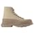Tread Slick Sneakers - Alexander Mcqueen - Brown - Canva Cloth  ref.794529