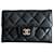 Chanel Timeless Classique card wallet Black Leather  ref.794682