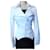 Thierry Mugler MUGLER EXCEPTIONAL JACKET GRAPHIC ARMS SERPENTINS BACK EIFFEL TOWER T36 White Cotton  ref.794691