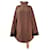 Akris Coats, Outerwear Brown Silk Wool Angora  ref.794781