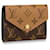 Louis Vuitton Portafoglio LV Victorine mono rovescio Marrone  ref.795490