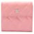 Kompakte Geldbörse aus Chanel-Leder Pink Kalbähnliches Kalb  ref.795664