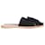 Miu Miu Tassel Flat Sandals in Black Suede  ref.795750