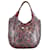 Alexander McQueen Pebbled Tote in Red and Black Patent Leather  ref.795856