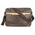 Louis Vuitton Monogram Abbesses Messenger Bag in tela marrone - vista 3