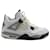 Nike Air Jordan 4 Retro High Top Sneakers in Pelle Bianco Cemento  ref.795877
