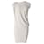 Lanvin Robe drapée asymétrique en polyester blanc  ref.795881