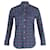 Saint Laurent Camisa xadrez de flanela com botão frontal em poliéster multicolorido  ref.795897