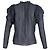 Blusa trasparente Ulla Johnson Fiona in seta blu navy - vista 3