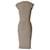 Alexander McQueen Honeycomb Intarsia Knit Dress in Beige Wool  ref.795967