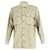 Jaqueta militar com punho enfeitado Saint Laurent em algodão caqui claro Verde  ref.795975