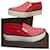 Louis Vuitton Sneakers Pink Red Patent leather Cloth  ref.796022